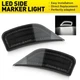 Pair White LED Side Marker Lights For 2021-2023 Chevrolet Suburban (12th Gen) EF