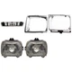 Center Grille Kit For 1989-1991 Toyota Pickup DLX SR5