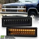 Blk 1988-1999 Chevy/GMC Silverdo C/K C10 Tahoe Sierra LED Bumper Parking Lights