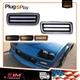 For 1985-1992 Chevy Camaro Switchback Amber LED Turn Signal White DRL Lights 2PC