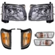 Corner Light Headlight Kit For 2001-2004 Toyota Tacoma Left and Right with Bulb