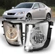 Fog Lights For 2006 2007 2008 2009 2010 Lexus IS250 IS350 Front Bumper Lamps L+R
