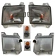 A PAIR OF FRONT TURN SIGNAL LIGHT LAMP RH LH FOR 2017-2020 HONDA RIDGELINE
