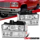 Fit 1994-1998 GMC C10 Pickup Sierra Yukon Suburban Headlights+Corner+Bumper Lamp