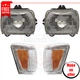 Corner Lights, Headlights Kit 4pc halogen for 1992 Toyota Pickup DLX, SR5 4WD