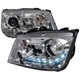Spec-D Tuning LHP-JET99-8-TM R8 Style Halo LED Projector Headlight for 99 to ...