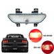 JDM Red strobe led Rear Center Brake fog Lamp w/wire bulb For Ford Mustang 18-19