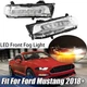 Fog Light LED Turn Signal Lamp For Ford Mustang 2018-2023 Front Left&Right Side