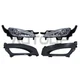 Fit For Kia Optima 2011- 2013 Front Bumper Fog Light Lamps+Cover Bezels 4Pcs