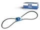 V-belt DT Spare Parts 3.34238 V-belt, L: 900 mm, W: 13 mm, AVX13X900