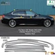 For BMW 3 Series F30 Chrome Window Frame 8 Pcs Models 2012-2018. Stainless steel