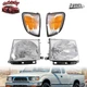 FOR TOYOTA TACOMA W/O PRE 2WD 1998 1999 2000 HEADLIGHT & CORNER RIGHT & LEFT SET