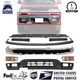 Front Bumper Chrome Steel Kit + Signal Lights LH&RH For 1999-2002 Toyota 4Runner