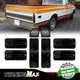 For 68-72 Chevy GMC PickUp Truck 8PCS Tail Lamp Backup Side Marker Housings Lens