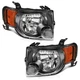 Front Headlights Assembly For Ford Escape 2008 2009 2010 2011 2012 Left + Right