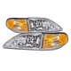 Headlights Fits 94-98 Ford Mustang Halogen Headlamps With Signal Lamps Assembly