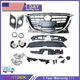 Radiator Grille/Fog Light/Upper Panels/Bumper Bracket New For 2014-2016 Mazda 3