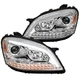 Fits 2006-2008 Mercedes W164 Ml320 Ml350 Ml500 Led Strip Projector Headlights