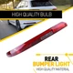 AUXITO Left For LH Audi Q7 16 17 18 20 19 Lower Tail Stop Lamp Rear Bumper