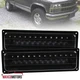 Black Bumper Lights Fits 1988-1998 Chevy GMC C10 C/K 1500 2500 LED Signal Lamps
