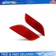 For Subaru Impreza WRX STI 2008-2016 Rear Bumper Reflector Pair Red Lamp Lens