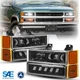 FULL LED Headlight Bumper Light For Chevy C1500 C2500 C3500 K1500 K2500 1994-99