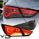 Pair LED Smoked Taillights For Hyundai Sonata 6th Gen Sedan 2011-14 w/Sequential