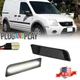 2x Smoke White LED Front Bumper Side Marker Light For 10-13 Ford Transit Connect