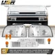 All Clear Corner & Bumper Lights 4pc Set For 1990-1991 Honda Accord All Models