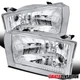 Fits 1999-2004 Ford F250 F350 F450 Excursion Headlights Lamp Assembly Left+Right