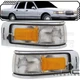 1995-1997 LINCOLN TOWN CAR Corner Marker Signal Lights - Left Right Sides Pair