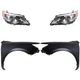 Headlight Kit For 2012-2014 Toyota Camry Left and Right Assy Halogen L/LE/XLE