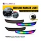 4X LED Dynamic Scan RGB Side Marker Lights For Chrysler 300 300S 300C 2015-2023 4X LED Dynamic Scan RGB Side Marker Lights For Chrysler 300 300S 300C 2015-2023
