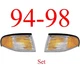 94 98 Mustang 2Pc Park Light Kit, L&R, Ford, Complete Assemblies, GT & Corba