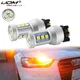2pcs PW24W LED Amber Yellow Error Free PWY24W LED Bulbs For Audi A3 A4 A5 Q3 VW