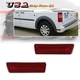 2X Red Lens Rear Bumper Side Marker Lights For 2010-2013 Ford Transit Connect