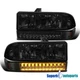 Fits 1998-2004 Chevy S10 Blazer Smoke Headlights+LED Signal Bumper Lights