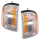 OEM Grade Pair Corner Light 87-93 Ford Mustang GT LX SVT Cobra E7ZZ-15A201-B