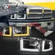 LED DRL Headlights Lights Black Clear for Dodge Ram 1500 2500 3500 1994-2002