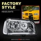 For 2006-2010 Dodge Charger Chrome OE Style Clear Headlights Headlamps Set LH+RH