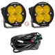 Baja Designs&reg; Squadron-R Sport&trade; Pair Wide Cornering Amber LED Light Pods 587815