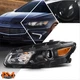 For 16-18 Chevy Malibu Left Side OE Style Projector Headlight Lamp Black/Amber