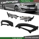 For 2011-2013 Kia Optima Pair Front Bumper Fog Lights Lamps & Bezels Set