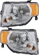For 2008-2012 Ford Escape Headlight Pair