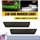 Dynamic LED Rear Smoked White Side Marker Lights For Dodge Challenge 08-14 2/4/6