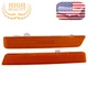 2x For 2015-2022 Dodge Challenger Front Bumper Reflector Side Marker Light Lamps