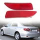 2PCS Left&Right Rear Bumper Reflector Light Fit For Toyota Corolla 2011 12-2013