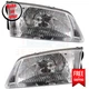 Headlight MA2502143 MA2503143 Set of 2 Halogen for 2000-2002 Mazda 626 ES, LX