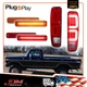 For Ford F150 F250 E150 Truck 73-79 Full LED Tail Light & Side Marker Lamps 6PCS