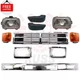 New Front Grille Bumper Headlamp Corner Light 10PC Fits 1987-1989 Toyota 4Runner